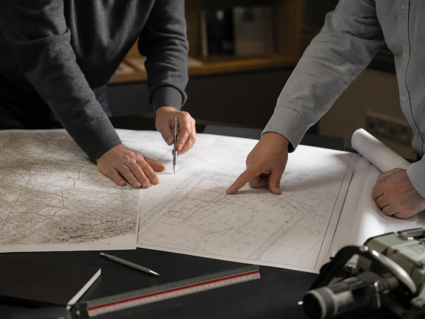 Geodetická konzultácia nad mapovým podkladom